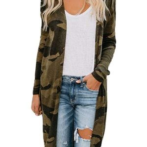 Camo cardigan